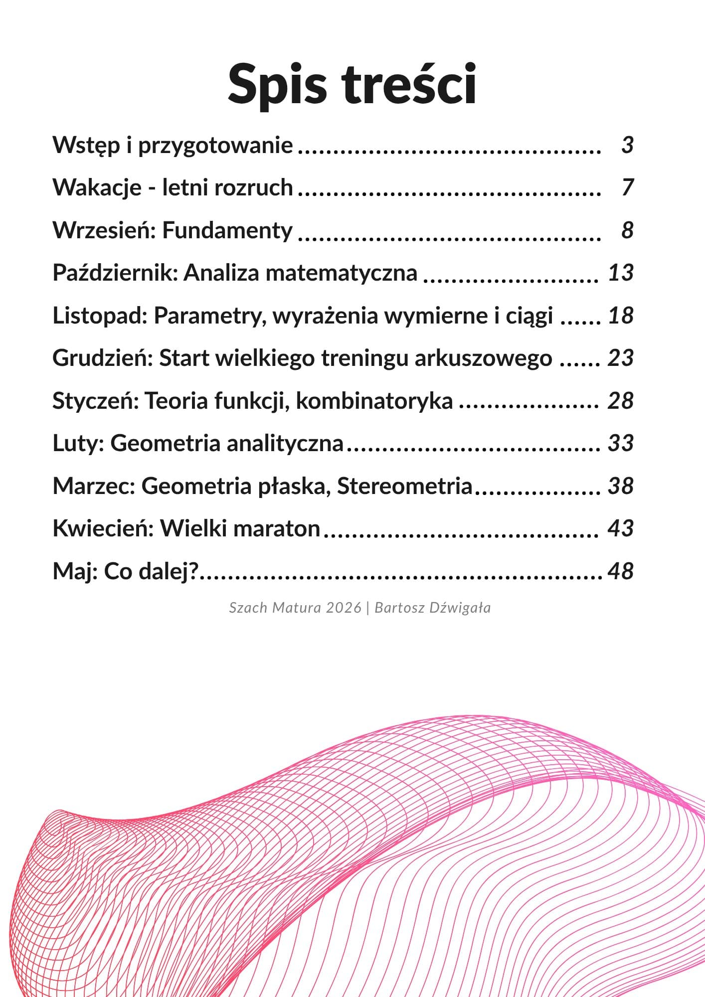Planer Maturalny 2027 — strona 2